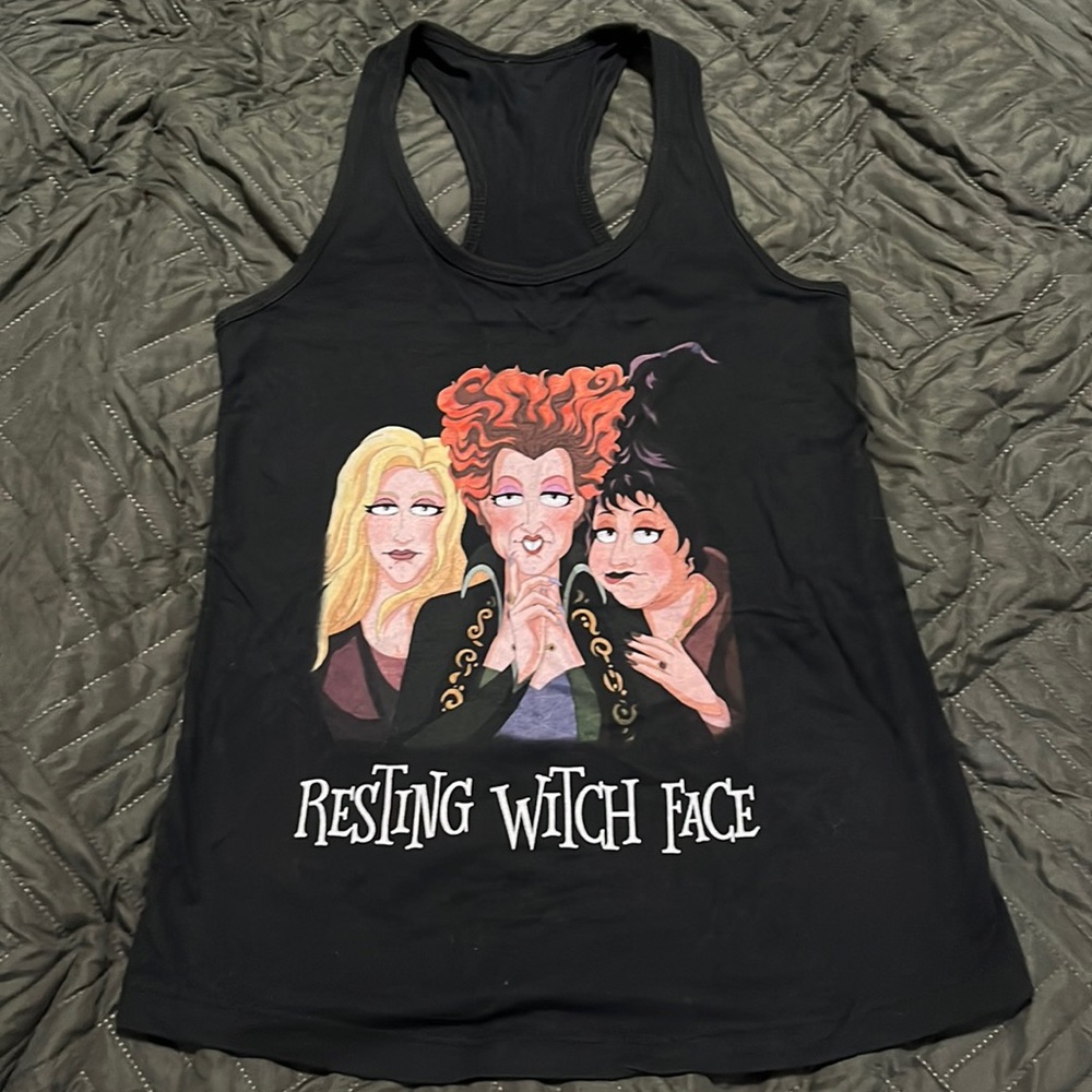 Resting witch face racerback tank